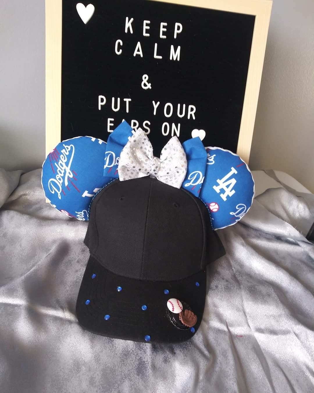 Dodger hat mickey ears