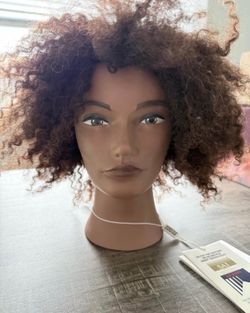 Pivot Point Hair Mannequin- Amber
