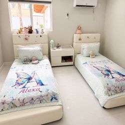 2 Camas Twin Y Mesa De Noche 