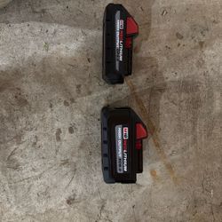 Brand new milwaukee batteries 