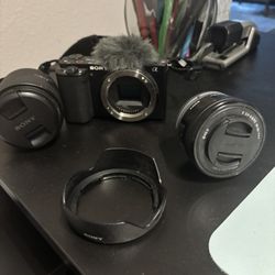 Sony - Alpha ZV-E10 Kit Mirrorless Vlog Camera with 16-50mm Lens - Black