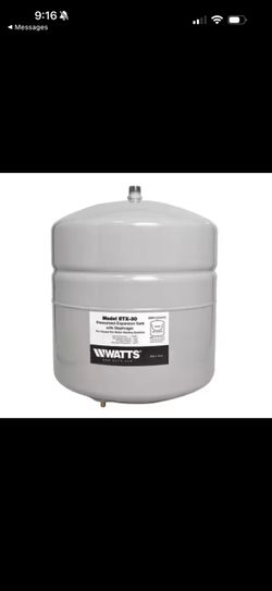 Watts ETX-30 Non-Potable Water Expansion Tank 1/2 in NPT Connection 4.5 gallon