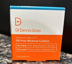 NEW DR DENNIS GROSS HYALURONIC MARINE OIL FREE MOISTURE CUSHION MOISTURIZER FULL SIZE $30!