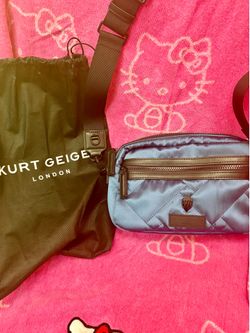 Kurt Geiger cross body purse sapphire new
