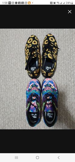 New Never Worn Shoes Psychedlic (10.5), Sunflower (11) $25 Each
