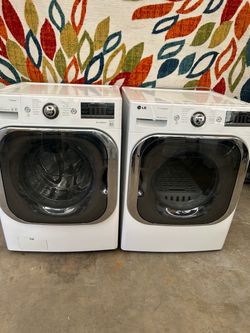 LG jumbo set gas laundry