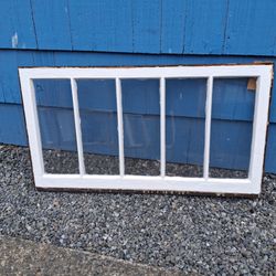Victorian Window 44x27 Wood  Grids