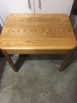 Oak end tables