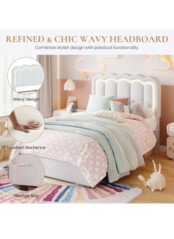 Platform twin bed