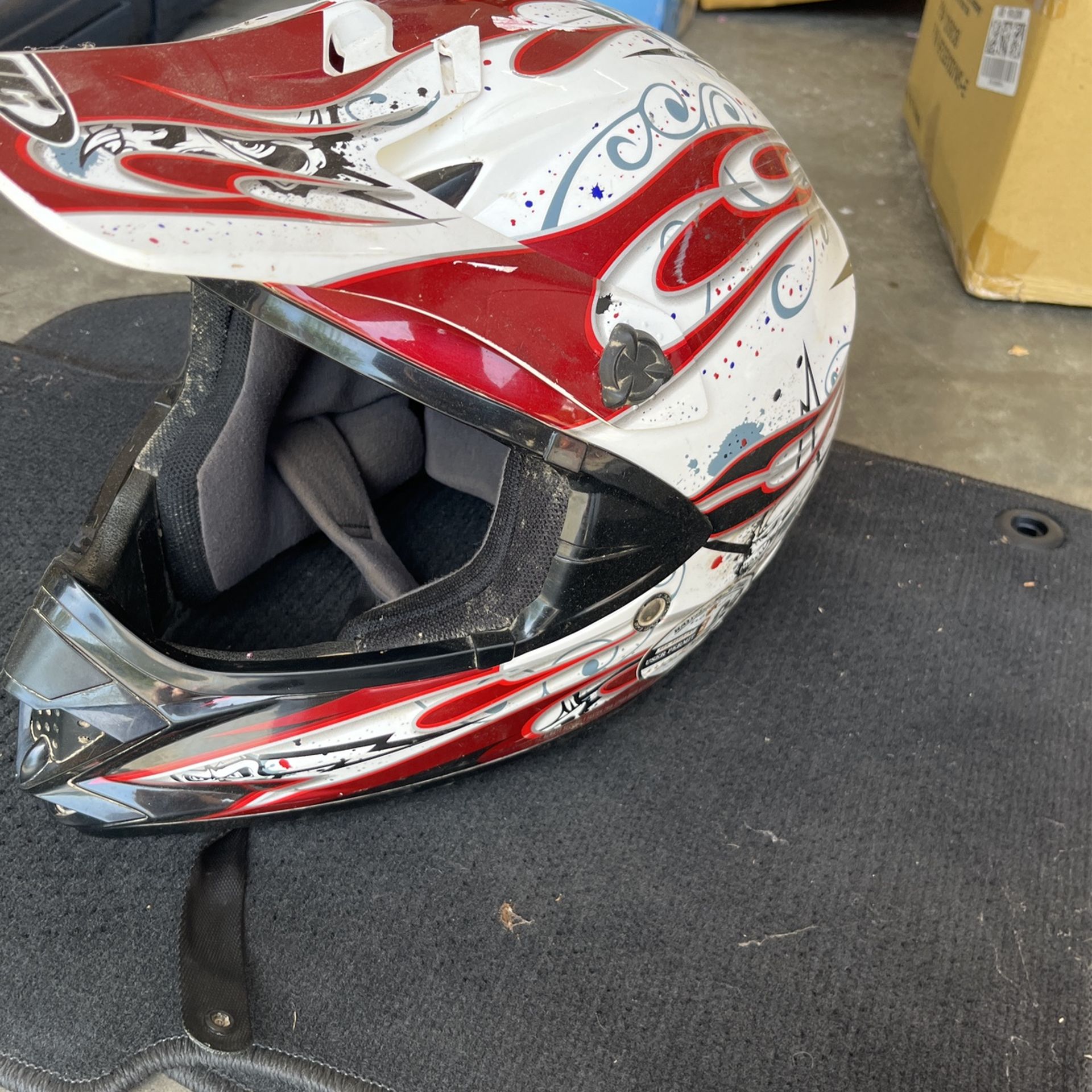 Large Dirtbike Helmet
