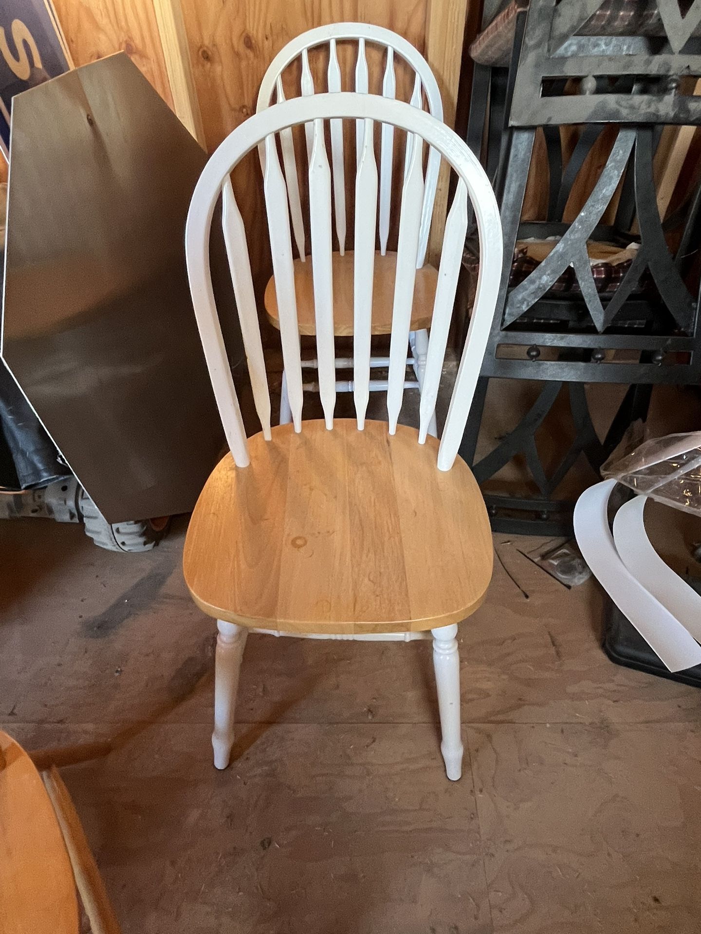 Wooden Chairs Set Of 2