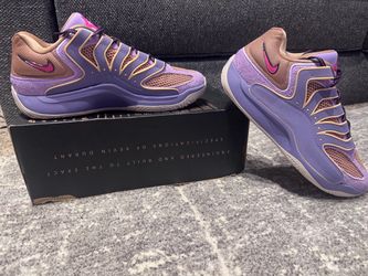 Nike KD Basketball Sneakers Purple Brown