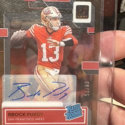 Brock Purdue /75 Rookie auto Clearly