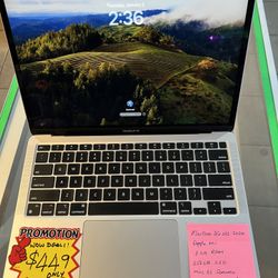 MacBook Pro 13” 2020  Retina Apple M1 Chip, 8GB Ram, 256GB Flash SSD, macOS Sequoia, Microsoft office Package. Comes with Charger . 