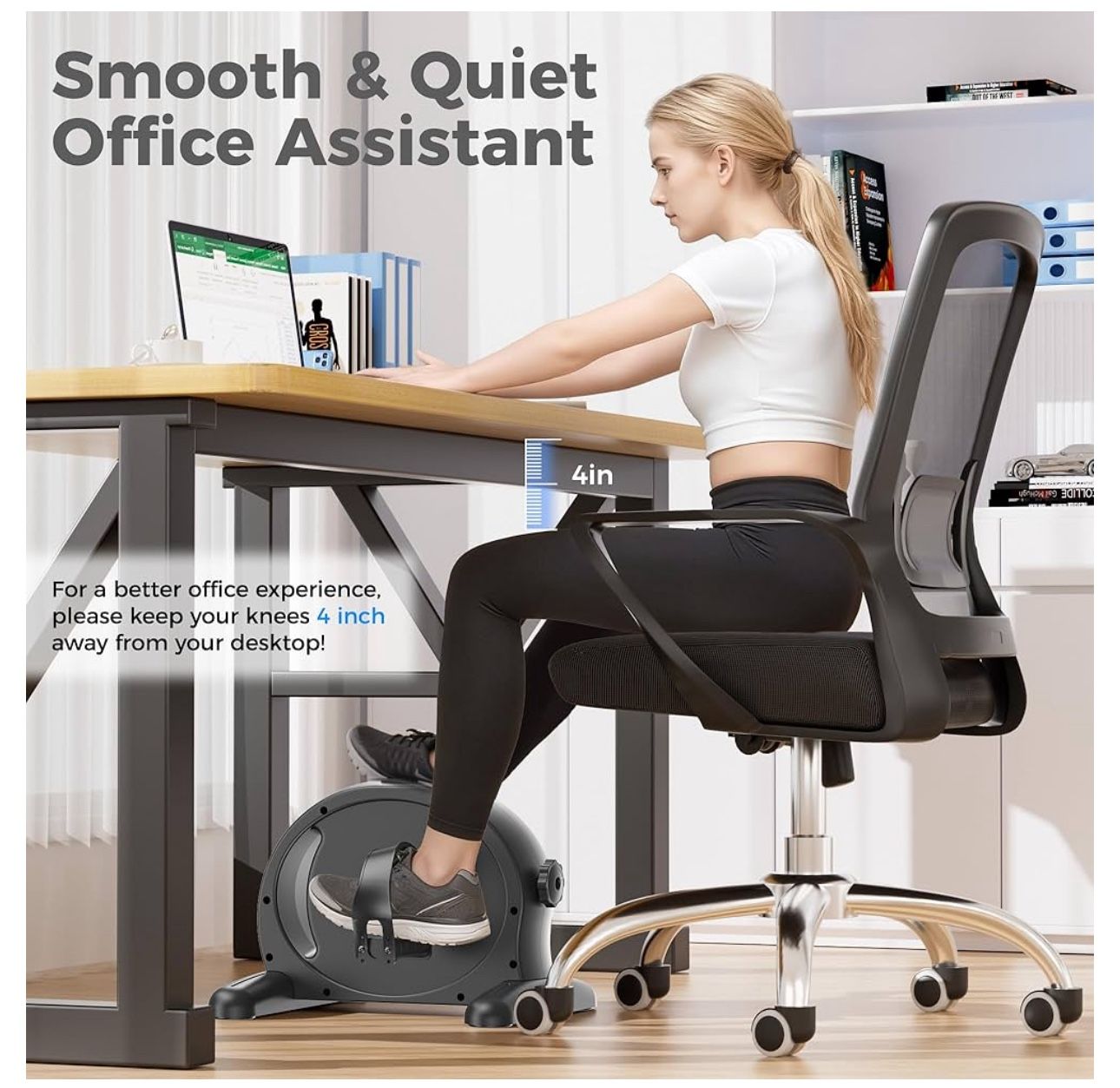 BRAND NEW Portable Mini Pedal Exerciser with LCD Display.