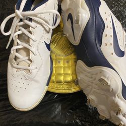 NIKE Alpha Huarache Varsity 4 Low Baseball Cleats DJ 6516-103 Men’s Size 10