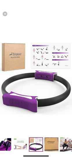 Trideer Pilates Ring 12 Inches Tall New In Package With Workout Manual