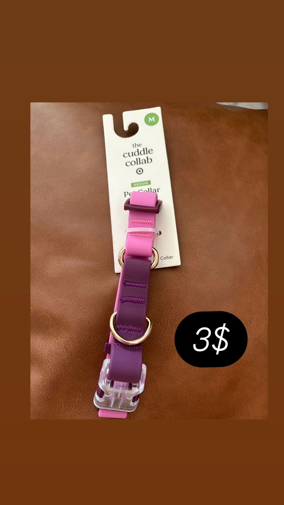 New Dog Collar Pink