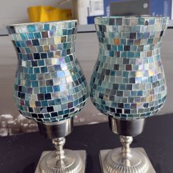 selling 2 candle holders, 12 in height