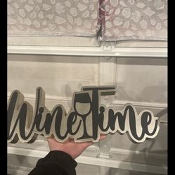 Wine Time Sign