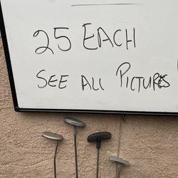 Golf clubs $25 each one