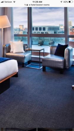 Boston W hotel chairs and side tables