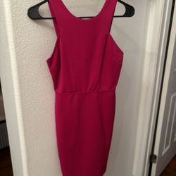 Pink High Neck Dress Size Small