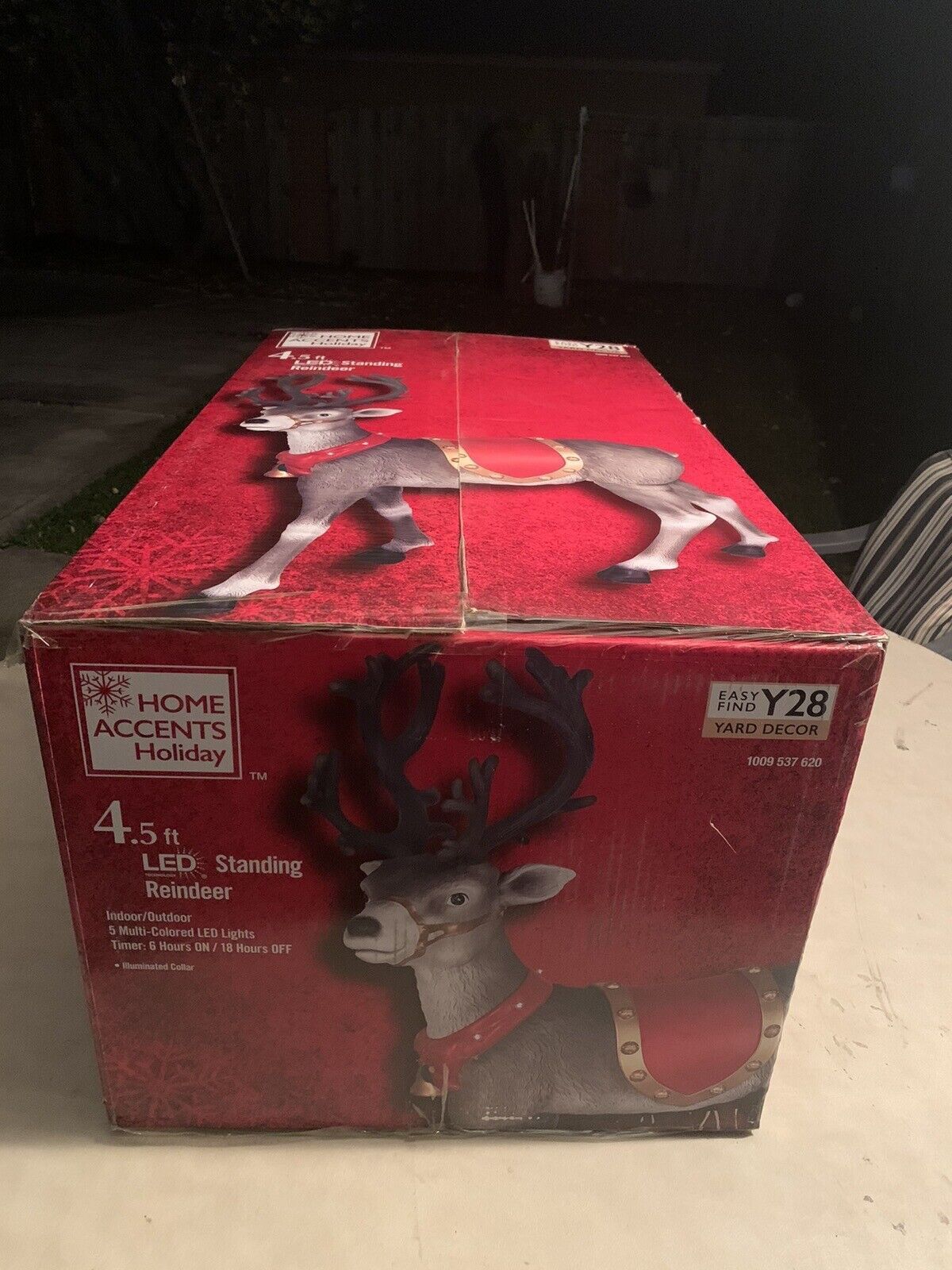 Home Accent Holiday 4.5ft LED Standing Buck