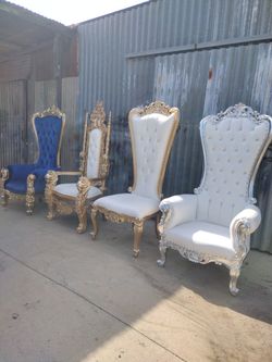 Throne Chairs Wedding Quinceañera