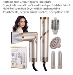 5 in 1 dry & style hot air hair brush