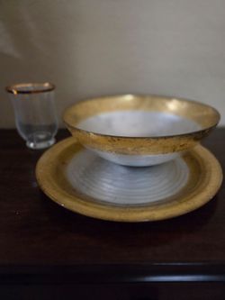Set-10x4 bowl Platter 14 Platter, 6x6 4-Hurricane, new giftable., nice weight with https://offerup.com/redirect/?o=c2lsdmVyLkdvbGQ= tones $15.00 ea