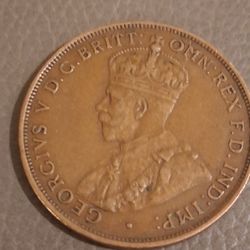 1933 George V Australian Penny 