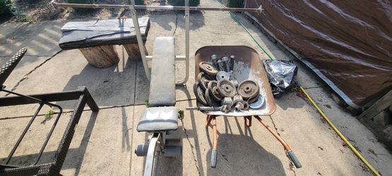 Old Bench for gym