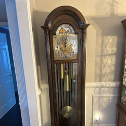 Antique Herschede Grandfather Clock