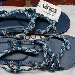 Size 9 Luvmyvines Braided Sandals 