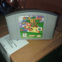 Nintendo Super Mario 64 Game 