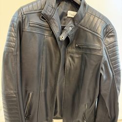 Brand new Decimal Leather Jacket large