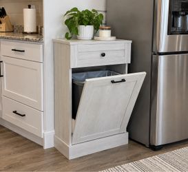 Brand New Tilt-Out Trash Bin Cabinet