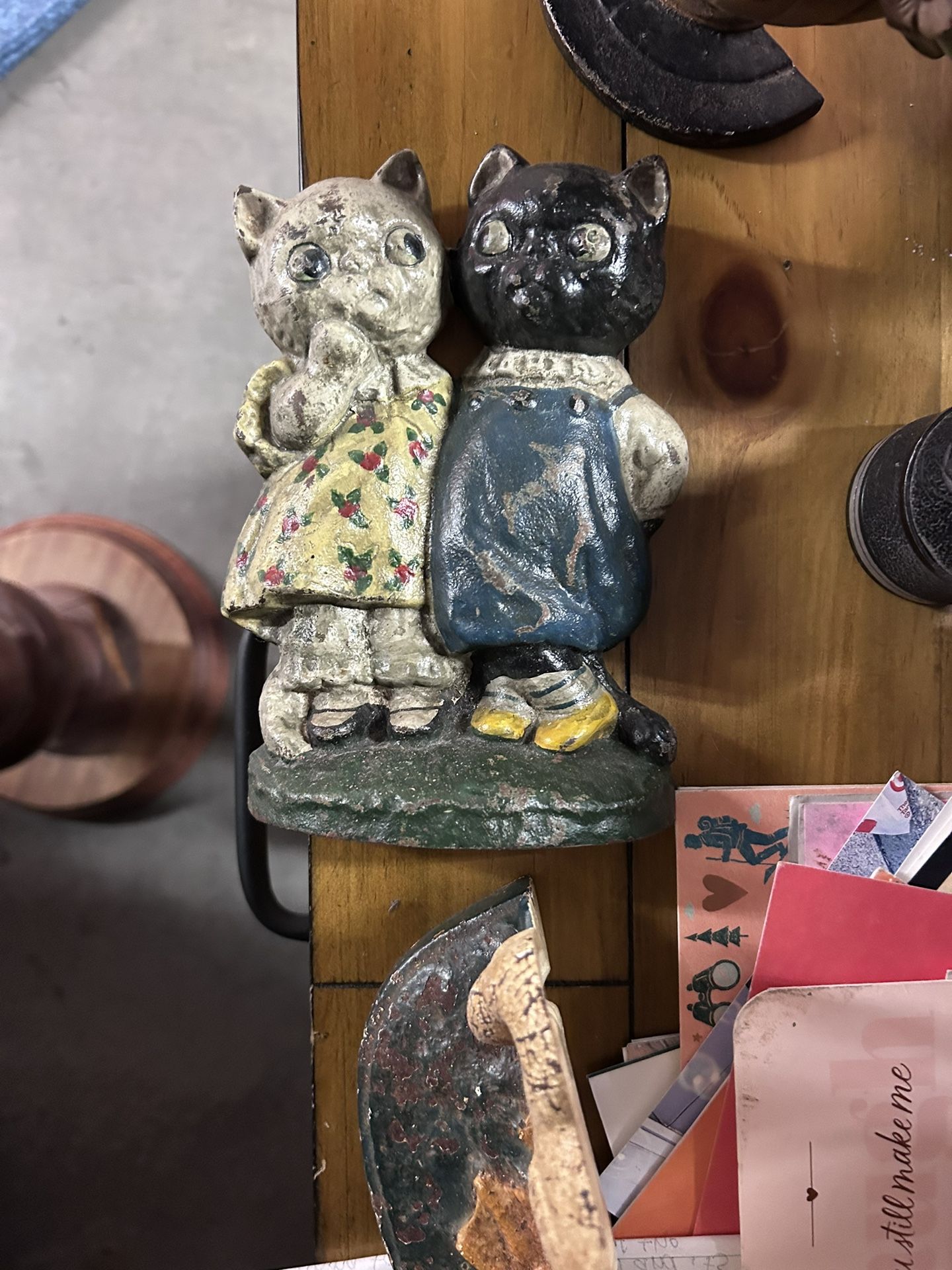 Hubley Cast Iron Door Stops / Book Ends