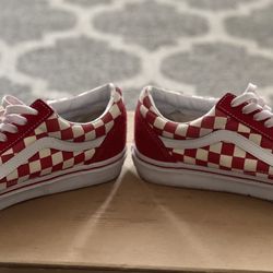 Vans 7M/8.5W Red Checkered 