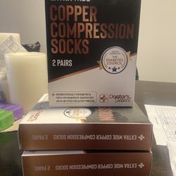 Copper compression socks
