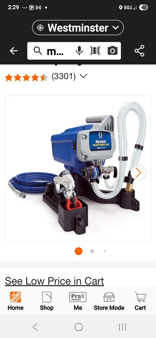 Graco Paint Sprayer And Power Roller