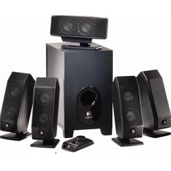 Logitech X-540 5.1 Surround Sound Speaker System with Subwoofer
