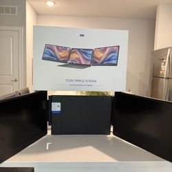 14" Triple Laptop Screen Extender Portable (Like New)