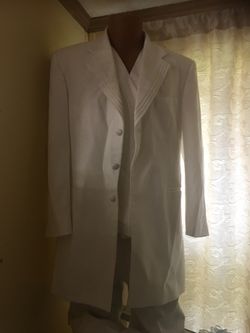 White Suits. Jacket and Pant & Shirt