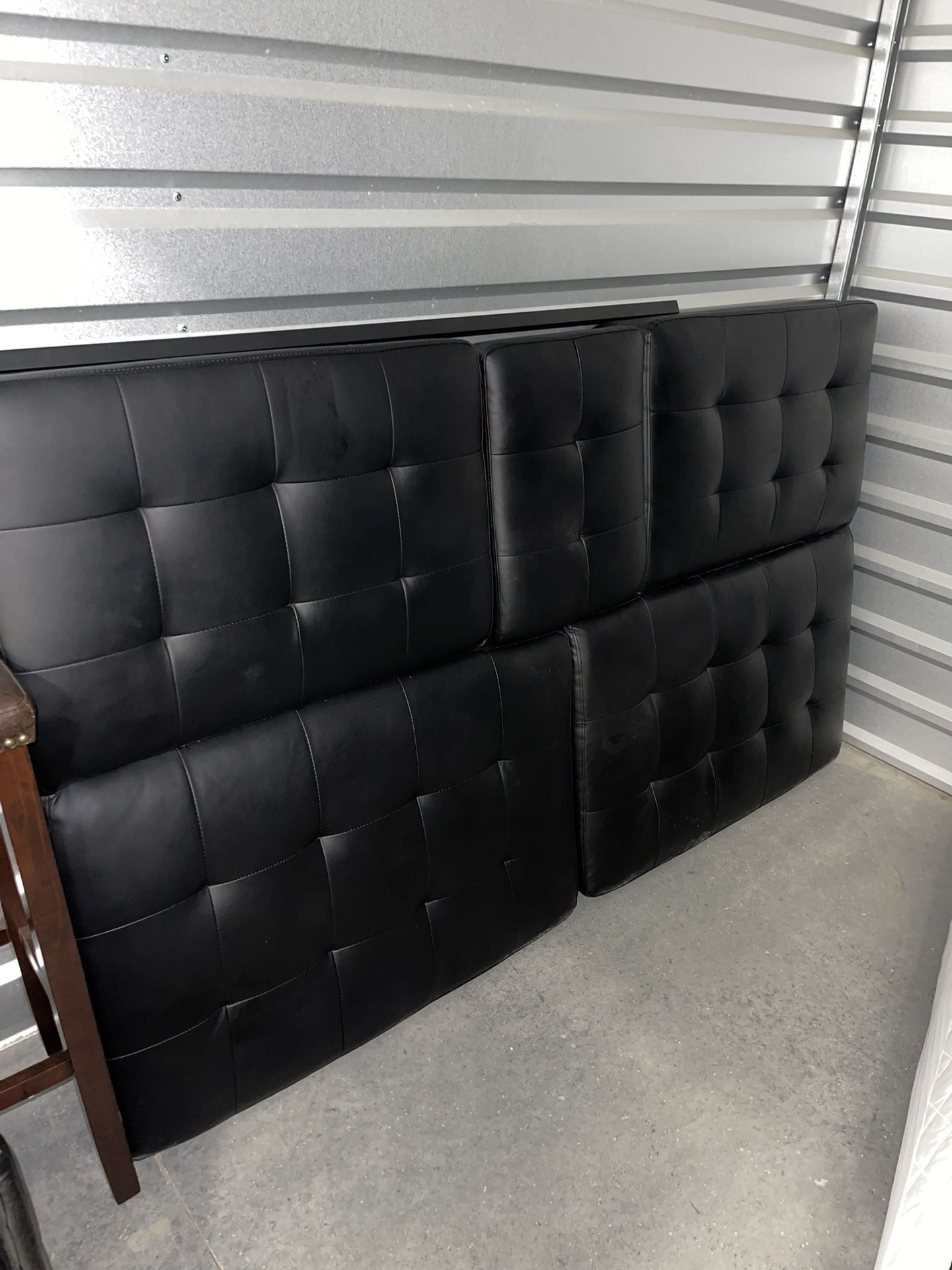 Leather Futon Like New 