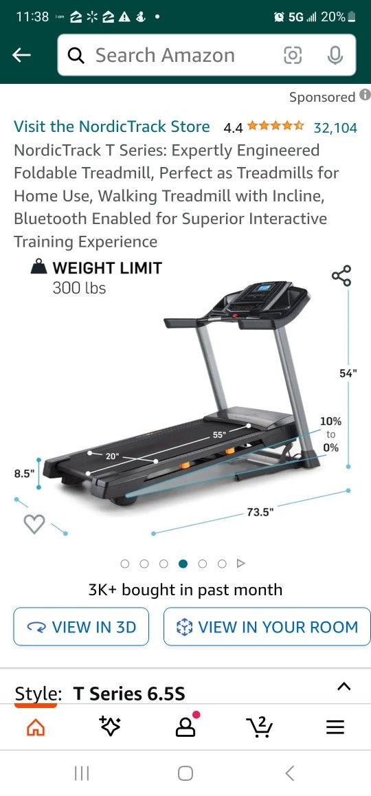 NordicTrack Treadmill