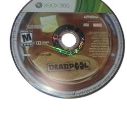 Deadpool For Xbox 360 Disk only Good Condition 