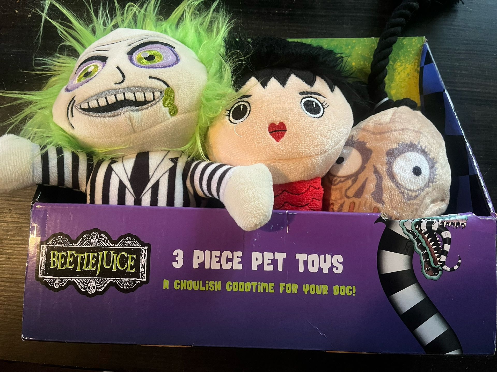 New Beetlejuice Dog Toys