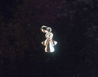 Sterling Silver Guardian Angel Pendant